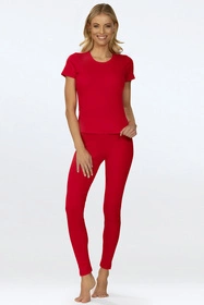 Dkaren Halima-Bl Bluzka klasyczna, czerwony