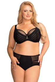 Nessa Alizee N02 Majtki wysokie figi, czarny