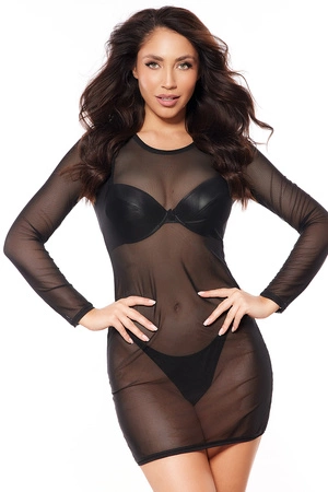 Axami V-10639 Nocna koszulka, czarny