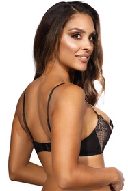 Axami V-9891 Biustonosz półbiustonosz, beżowo-czarny