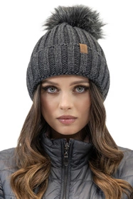 Vivisence 70100 Kmpl+R Komplet czapka+komin+rękawiczki, grafitowy