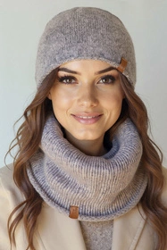 Vivisence 70115 Nakrycie głowy czapka, szary