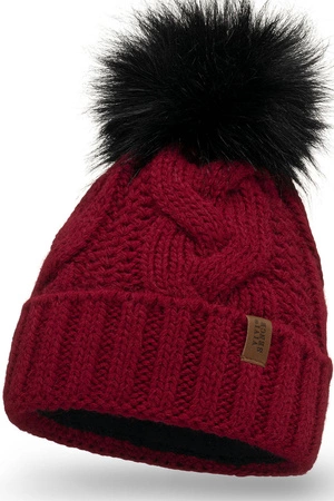 Vivisence 7014 Nakrycie głowy czapka, bordowy