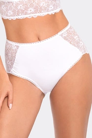 Babell BBL 190 Majtki wysokie figi, biały
