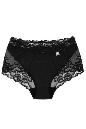 Wol-Bar Diamond 3515 Majtki wysokie figi, czarny