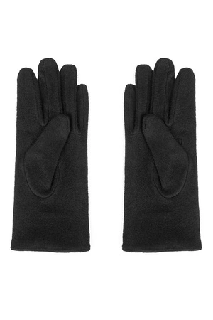 Vivisence 7213 Rękawiczki dzianinowe, black