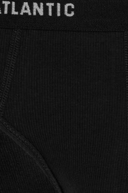 Atlantic 3MP-157 Majtki slipy, grafit-czarny-czekoladowy