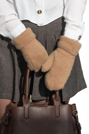 Vivisence 7205 Rękawiczki dzianinowe z 1 palcem, karmelowy