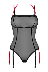 Obsessive Glandez teddy Body sexy, czarny