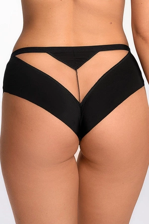 Bella Misteria 52-111 Czarująca Pełnia Majtki brazyliany, czarno-beżowy