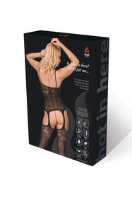 Hot in Here The One Body bodystocking, czarny