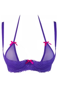 Axami V-9681 Biustonosz półbiustonosz, fiolet