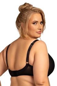 Nessa Salma crop top Biustonosz miękki, czarny