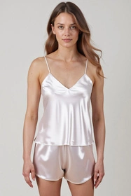 Vivisence 2053 Nocna komplet top + szorty, ecru