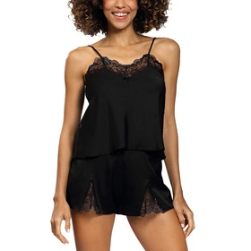 Dkaren Matilda Nocna komplet top + szorty, czarny