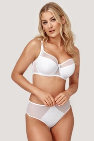 Azal Anita Biustonosz półusztywniany, biały