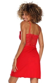 Dkaren Pia Nocna koszulka, czerwony