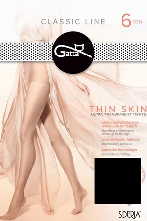 Gatta Thin Skin Wyrób pończoszniczy rajstopy, nero