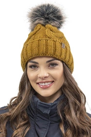 Vivisence 7014 Nakrycie głowy czapka, ciemny żółty