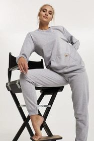 Italian Fashion Fox dł.r. dł.sp. Dres homewear, melanż