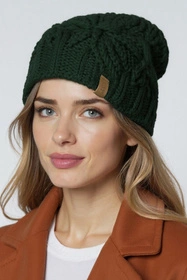 Vivisence 70112 Nakrycie głowy czapka, butelkowa zieleń