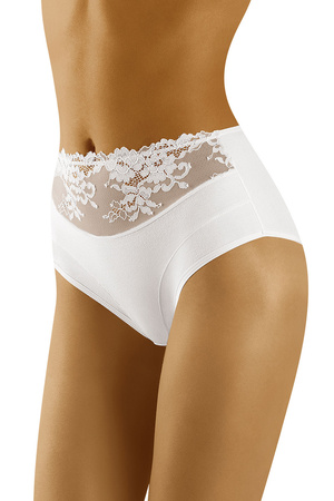 Wol-Bar Eco-Hi Majtki wysokie figi, bia�y