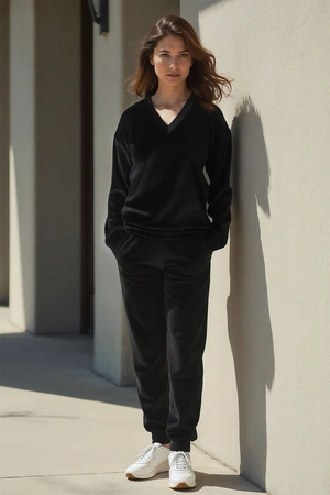 Vivisence 9202kmpl Komplet bluza+spodnie, czarny