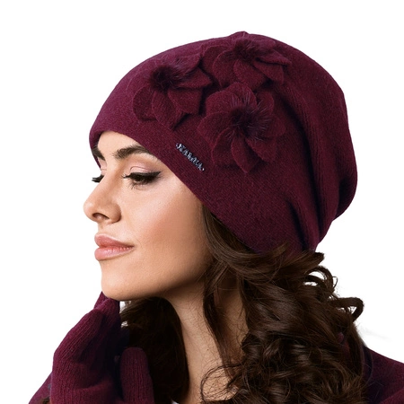 Kamea Teramo Nakrycie głowy czapka, bordowy
