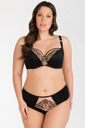 Gorsenia K102 Zoya Majtki figi, czarny