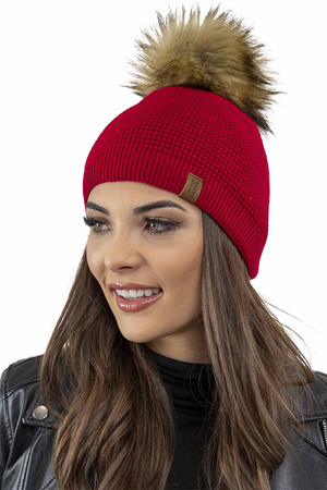 Vivisence 7041 Nakrycie g�owy czapka, czerwony