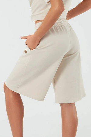 Italian Fashion Madri sp.1/2 Spodnie szerokie, beż