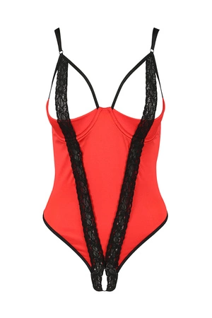 Passion Femmina body Body sexy, red