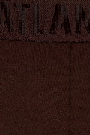 Atlantic MP-1571 Jock strap Majtki slipy otwarte, czekoladowy