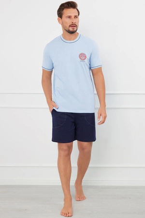 Italian Fashion Greg kr.r. kr.sp. Nocna piżama, niebieski/granat