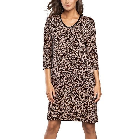 Italian Fashion Pantera r.3/4 Nocna koszula, druk/brąz