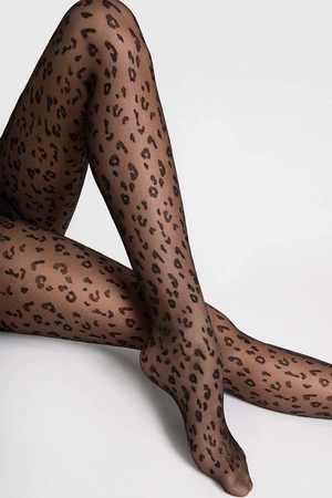 Fiore Jungle 20 DEN G6122 Wyrób pończoszniczy rajstopy, black