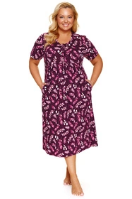 Doctor Nap TM.4119 Nocna koszula, burgundy