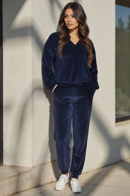 Vivisence 9002 Bluza nierozpinana, granatowy