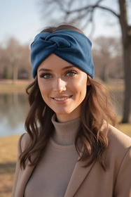 Vivisence 70109 Nakrycie głowy opaska, ciemny turkus