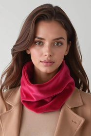 Vivisence 7109 Szalik lub apaszka komin, rubinowy