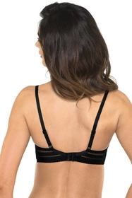 Gorteks Luna/B1 Biustonosz push-up, czarny