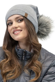 Vivisence 70105Kmpl Komplet czapka+komin, jasnoszary