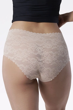 Julimex Bellie Maxi Majtki wysokie figi, beż