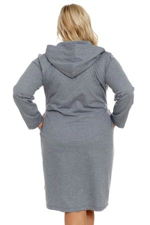 Doctor Nap SMZ.9708 Nocna szlafrok, dark grey