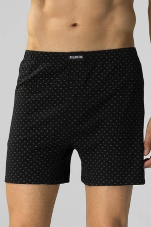 Atlantic 2MBX-059 2-pak Majtki bokserki, czarny/szmaragdowy