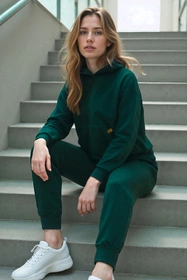 Vivisence 9003 Bluza nierozpinana, zielony