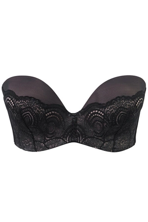 Wonderbra WB000BHO Biustonosz bardotka, 150 black