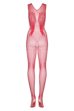 Obsessive Bodystocking N112 Body bodystocking, czerwony
