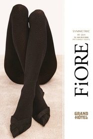 Fiore Symmetric 40 DEN G6092 Wyrób pończoszniczy rajstopy, black