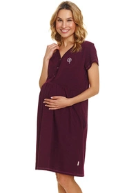 Doctor Nap TCB.5336 Nocna koszula, burgundy